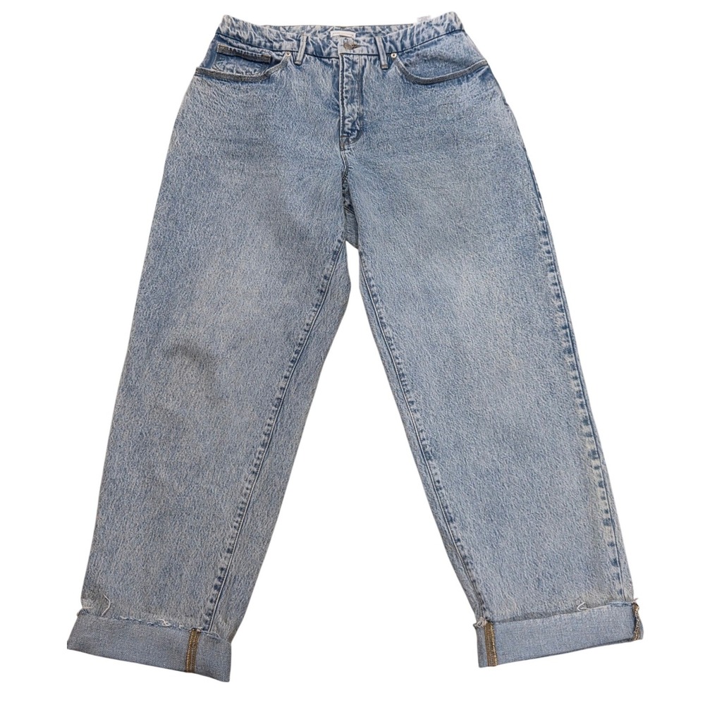 Good American Good 90s Loose Slouch Relax Slung Baddie High Rise Jean 12/31 Edgy